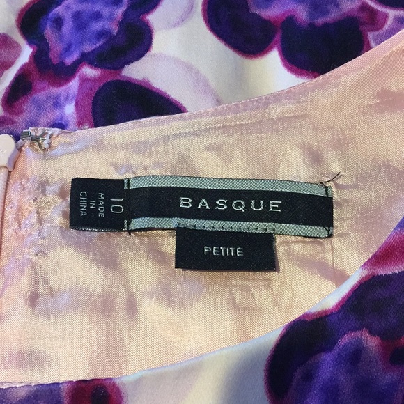 Basque petite spring floral pastel dress - Picture 10 of 11